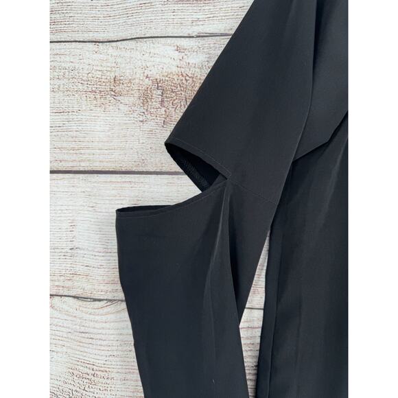 One TeaSpoon Split Elbow Open Back Sheath Mini Dress Women's Size XXS Black - Picture 5 of 14